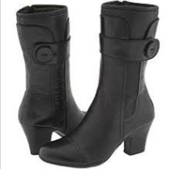 Born Crown Pratt Black Leather Boot Black (7.5) - Picture 7 of 7